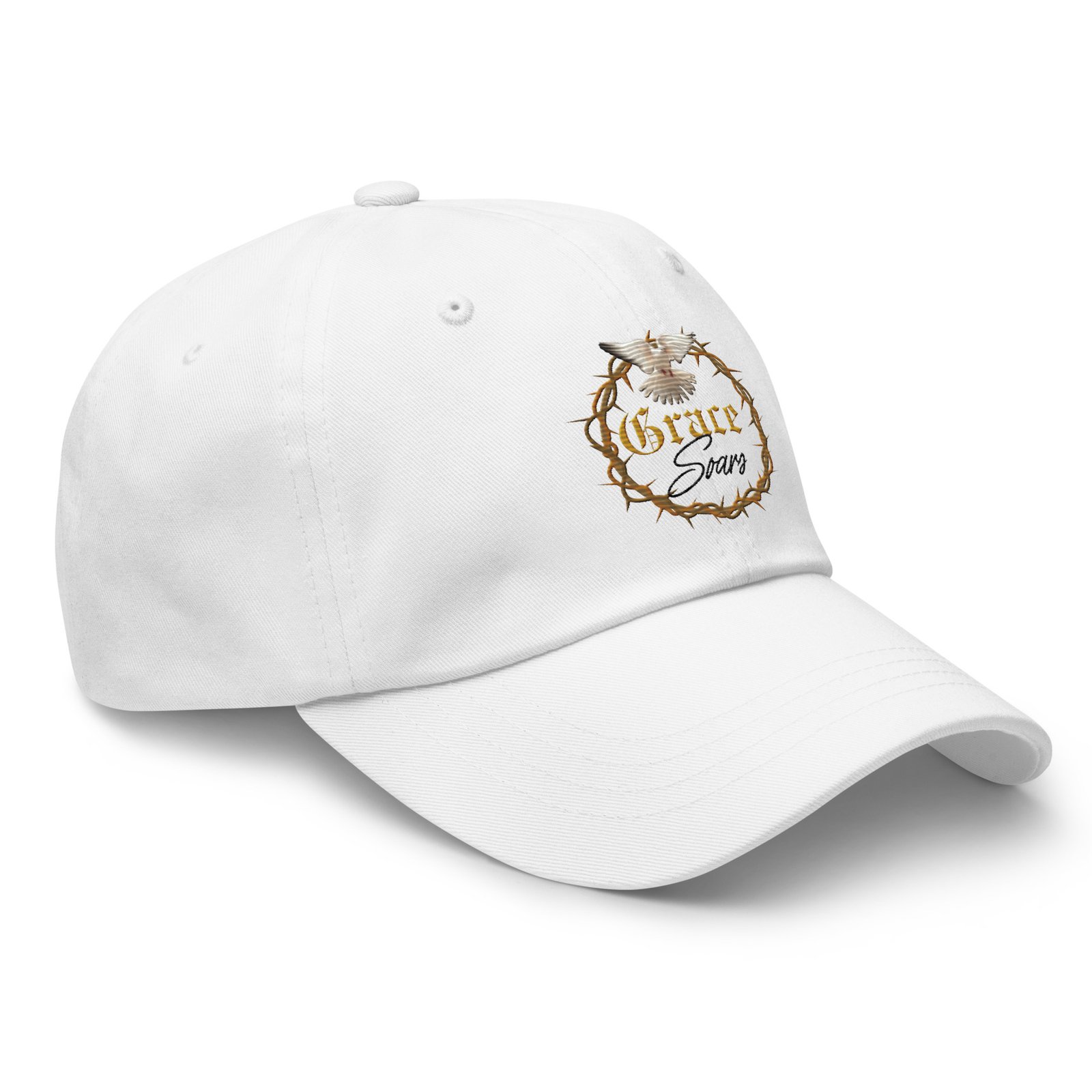 Classic dad hat white right front 67f1a0f749c70.jpg